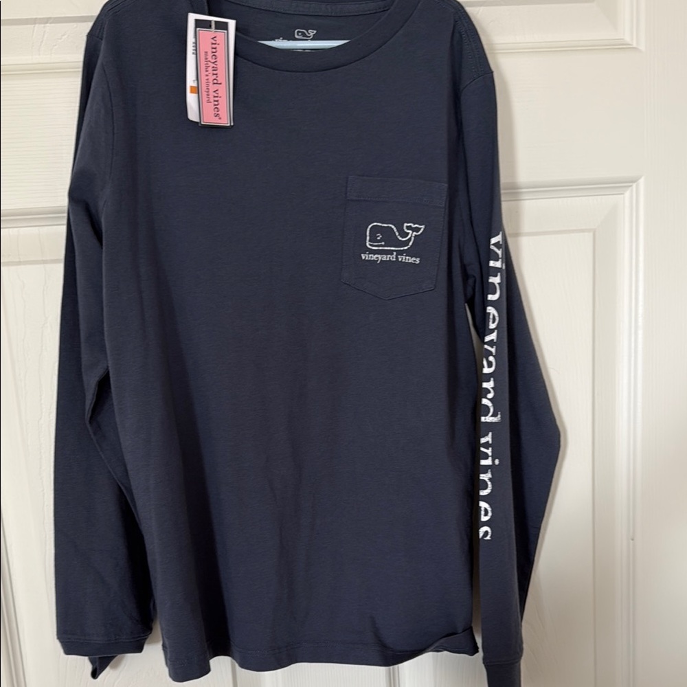 Vineyard Vines Dark Blue Long Sleeve Tee